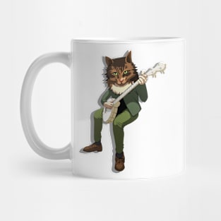 Banjo Boy Cat - No Text Version Mug